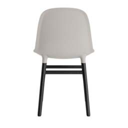 Normann Copenhagen Form Chair - Warm Grey - Black Oak Legs Shell Colour: Warm Grey, Leg Colour: Black Oak - thumbnail 4