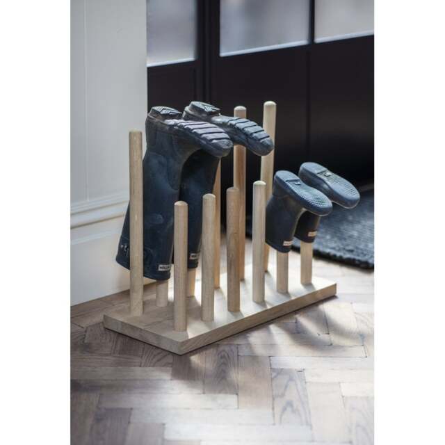 Garden Trading Hambledon Oak Welly Stand - Large - image 1