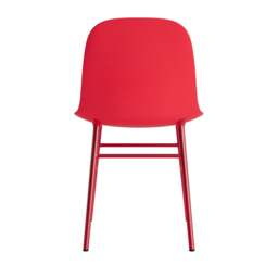 Normann Copenhagen Form Chair - Bright Red - Bright Red Legs Shell Colour: Bright Red, Leg Colour: Matching Shell Colour - thumbnail 4