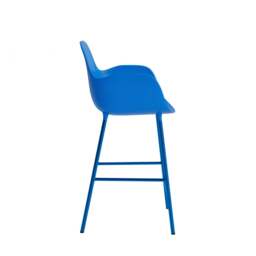 Normann Copenhagen Form Bar Armchair - 65cm - Bright Blue Shell Colour: Bright Blue - thumbnail 3