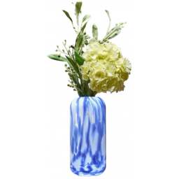 The DRH Collection Anton Studio Design Lava Vase - Blue - 27.5cm