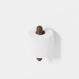 Wireworks Yoku Toilet Roll Holder - Walnut - thumbnail 3