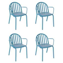 Fatboy Freds Armchair Set - Wave Blue - Set of 4 - thumbnail 1
