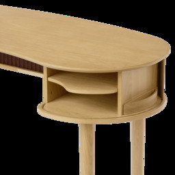 Umage Audacious Desk - Oak - Charcoal Colour: Charcoal - thumbnail 5