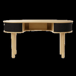Umage Audacious Desk - Oak - Charcoal Colour: Charcoal - thumbnail 2