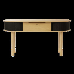 Umage Audacious Desk - Oak - Charcoal Colour: Charcoal - thumbnail 3