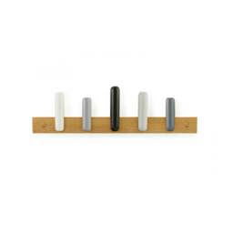 Normann Copenhagen Play Five Hook Wooden Coat Rack - Shadow