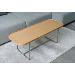 Wireworks DT114 Rectangular Coffee Table - Oak - thumbnail 6