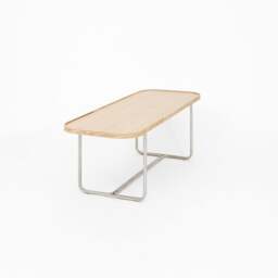 Wireworks DT114 Rectangular Coffee Table - Oak - thumbnail 5