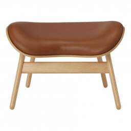 Umage A Conversation Piece Ottoman - Oak - Hope Leather Cognac Wood: Oak, Colour: Cognac - thumbnail 2