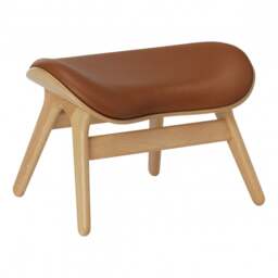 Umage A Conversation Piece Ottoman - Oak - Hope Leather Cognac Wood: Oak, Colour: Cognac - thumbnail 1