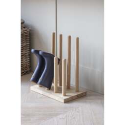 Garden Trading Hambledon Oak Welly Stand - thumbnail 1
