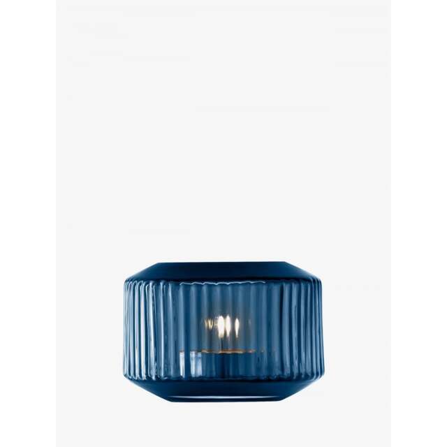 LSA International Rotunda Tealight Holder/Vase - Sapphire Blue - 15cm - image 1