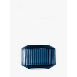LSA International Rotunda Tealight Holder/Vase - Sapphire Blue - 15cm - thumbnail 3