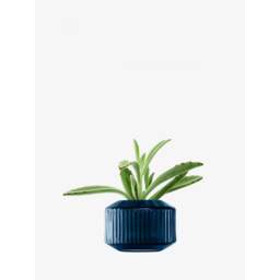 LSA International Rotunda Tealight Holder/Vase - Sapphire Blue - 15cm - thumbnail 2
