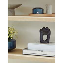 LSA International Rotunda Tealight Holder/Vase - Sapphire Blue - 15cm - thumbnail 4