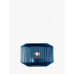 LSA International Rotunda Tealight Holder/Vase - Sapphire Blue - 15cm - thumbnail 1