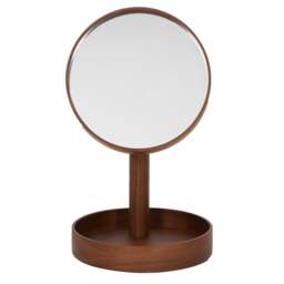 Wireworks Boutique Look Magnify Mirror - Walnut Colour: Walnut - thumbnail 5