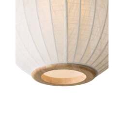 Halo Design Balloon Pendant Light - 40cm - Linen White Size:  40cm - thumbnail 3