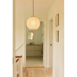 Halo Design Balloon Pendant Light - 40cm - Linen White Size:  40cm - thumbnail 4