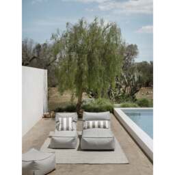 Blomus Stay Outdoor Lounger Colour: Cloud, Size: 60 x 120 cm - thumbnail 5