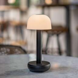 Humble Two Table Light - Black - Frosted Shade - thumbnail 2