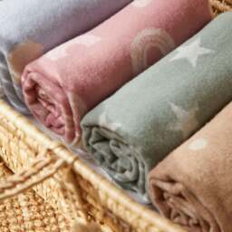 Tweedmill Textiles Merino Lambswool Baby Blanket - Spot - thumbnail 6