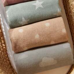 Tweedmill Textiles Merino Lambswool Baby Blanket - Spot - thumbnail 2
