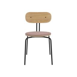 Umage Curious Dining Chair - Oak - Black Legs - Stone Rose Cushion Leg Colour: Black Legs, Colour: Stone Rose - thumbnail 3