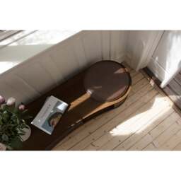 Umage Audacious TV Bench - Dark Oak - Hazelnut Colour: Hazelnut - thumbnail 5