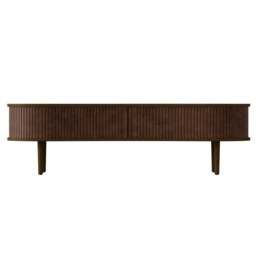 Umage Audacious TV Bench - Dark Oak - Hazelnut Colour: Hazelnut - thumbnail 2