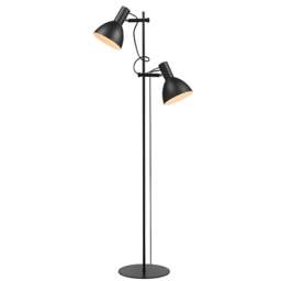Halo Design Baltimore 2-Light Floor Lamp - H 150cm - Black