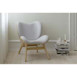 Umage A Conversation Piece Armchair - Low - Oak - Sterling Colour: Sterling - thumbnail 4