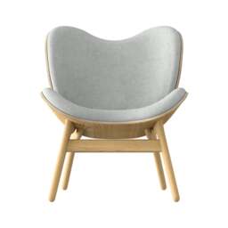 Umage A Conversation Piece Armchair - Low - Oak - Sterling Colour: Sterling - thumbnail 2
