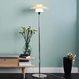 Halo Design Scandinavia Floor Light - O40 - Opal Glass/Chrome - thumbnail 2