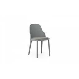 Normann Copenhagen Allez Chair - Grey - Polypropylene Legs - Grey/MLF26 Indoor Upholstered Seat Colour: Grey, Leg Colour: Polypropylene, Seat Option: - thumbnail 2