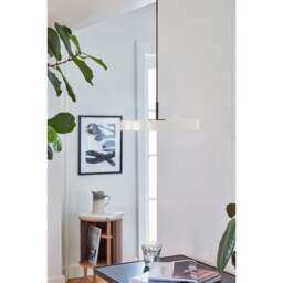 Umage Asteria Plus Pendant Lamp - Pearl White - Mini - Black Top Colour: Pearl White, Size: Mini, Style: Black - thumbnail 2