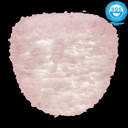Umage Eos Evia Feather Pendant Shade - Light Rose - Large - 55cm With or Without Cord Set: Without Cord Set - thumbnail 2