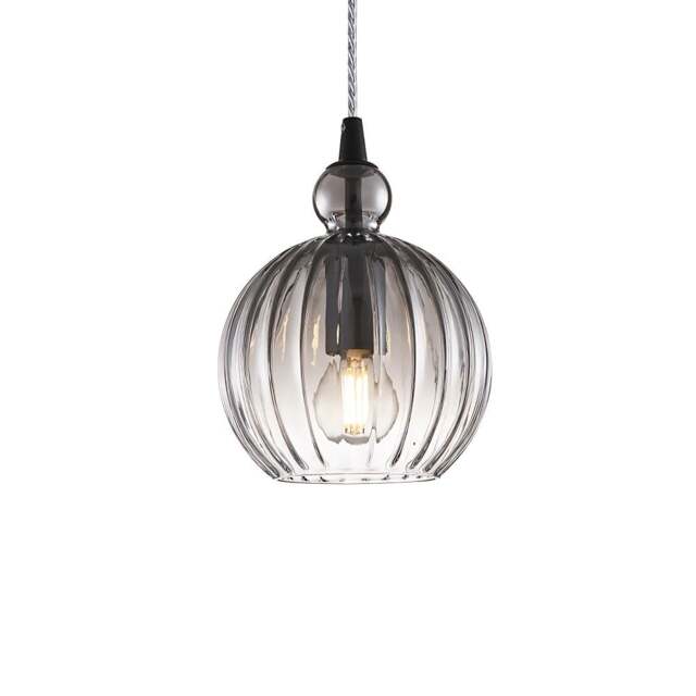 Halo Design Ball Ball Pendant Light - O 15cm - Smoke Size: O 15cm, Colour: Smoke - image 1