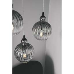 Halo Design Ball Ball Pendant Light - O 15cm - Smoke Size: O 15cm, Colour: Smoke - thumbnail 2