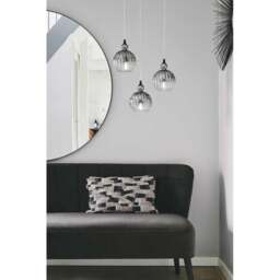 Halo Design Ball Ball Pendant Light - O 15cm - Smoke Size: O 15cm, Colour: Smoke - thumbnail 3