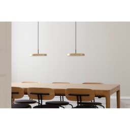 Umage Asteria Plus Pendant Lamp - Brass - Mini - Black Top Colour: Brass, Size: Mini, Style: Black - thumbnail 2