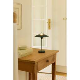 Halo Design Mini Stepp 1-2-3 Battery Table Lamp Colour: Dark Green - thumbnail 2