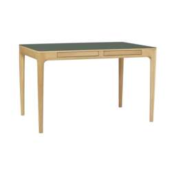 Umage Heart n Soul Desk Colour: Oak / Moss Green - thumbnail 1
