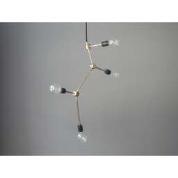 Audo Copenhagen Tribeca Franklin Chandelier - Brass - thumbnail 3