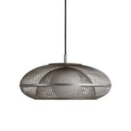 Umage Faraday Pendant Light Shade - Steel - Medium - With Black Cord Set Colour: Steel, Size: Medium, Cord Set Option: With Black Cord Set - thumbnail 4