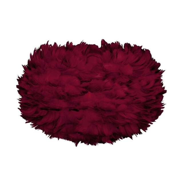 Umage Eos Feather Pendant Shade - Red - Medium - 45cm With or Without Cord Set: Without Cord Set