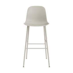 Normann Copenhagen Form Bar Chair - 75cm - Light Grey Shell Colour: Light Grey - thumbnail 2