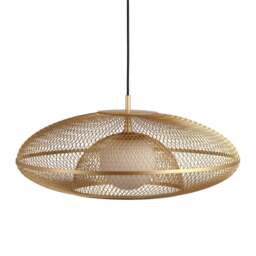 Umage Faraday Pendant Light Shade - Brass - Large - With White Cord Set Colour: Brass, Size: Large, Cord Set Option: With White Cord Set - thumbnail 6