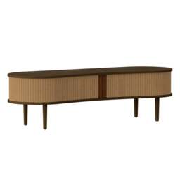 Umage Audacious TV Bench - Dark Oak - Sugar Brown Colour: Sugar Brown